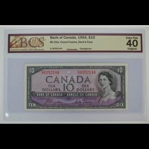 1954 Bank of Canada $10